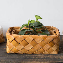 Load image into Gallery viewer, Practical Wooden Braided Storage Basket
