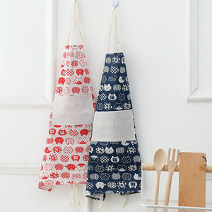 cotton kitchen apron