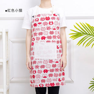 cotton kitchen apron