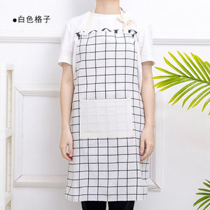 cotton kitchen apron