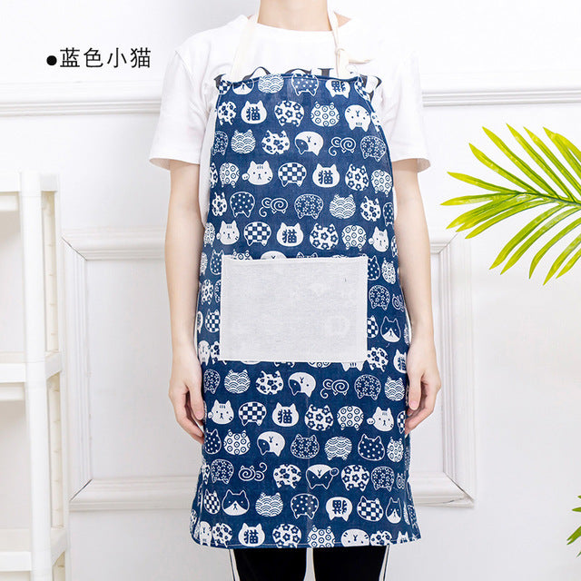 cotton kitchen apron