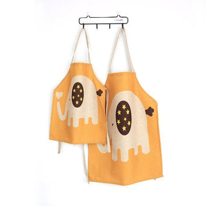 sleeveless apron